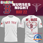 Boston Red Sox Baseball NURSES NIGHT Hoodie T-Shirt