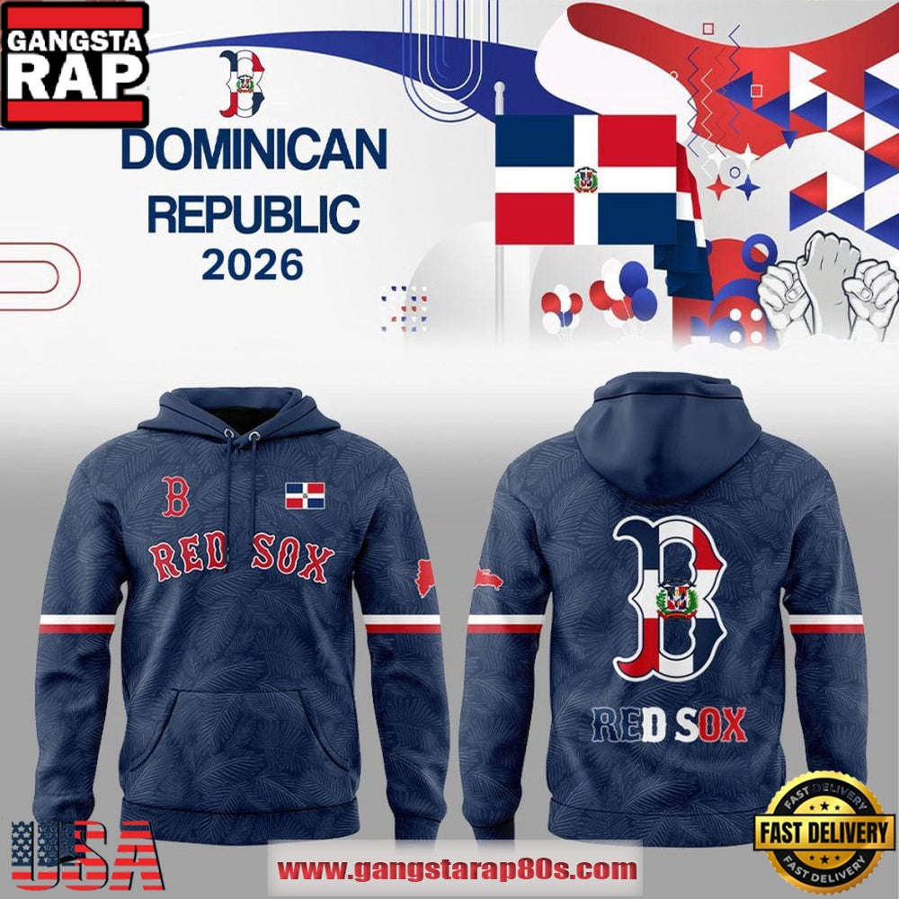 Boston Red Sox Celebration Dominican Republic 2026 Special Edition Hoodie