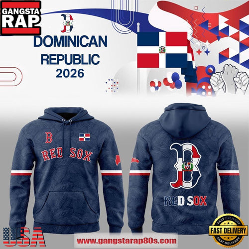 Boston Red Sox Celebration Dominican Republic 2026 Special Edition Hoodie