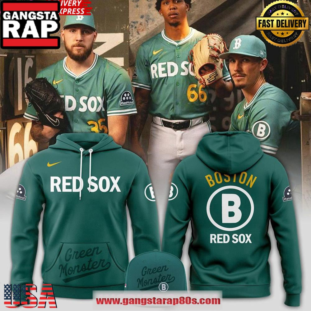 Boston Red Sox Green Monster 2025 Special All Over Print Hoodie