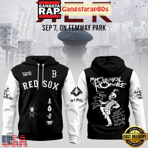 Boston Red Sox Long Live The Black Parade My Chemical Romance Unisex 3D Hoodie