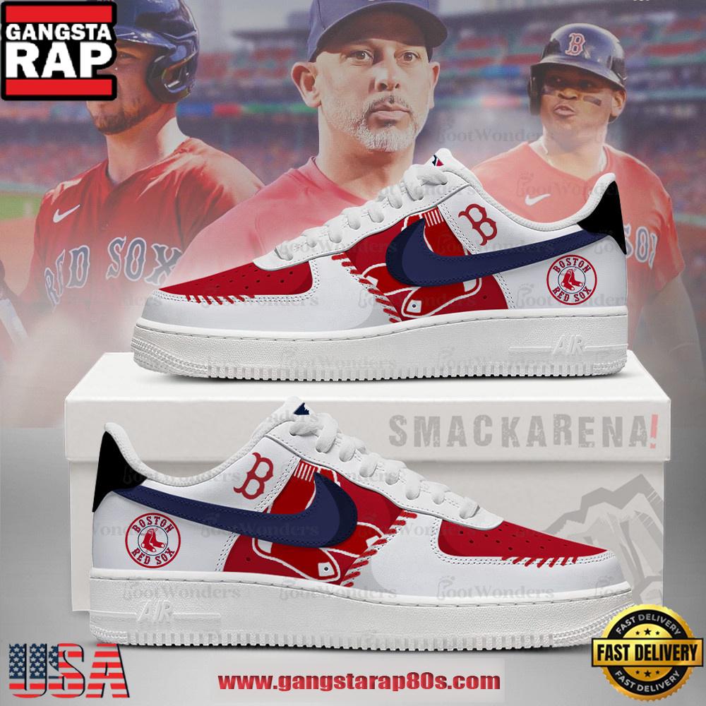 Boston Red Sox MLB Trending Sneakers Air Force 1 Low Top Shoes