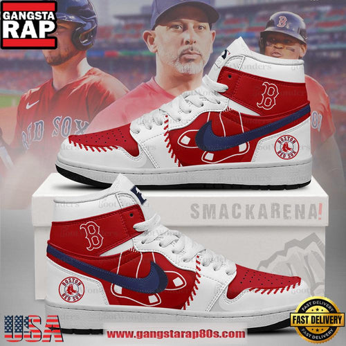Boston Red Sox MLB Trending Sneakers Air Jordan 1 High Top Shoes