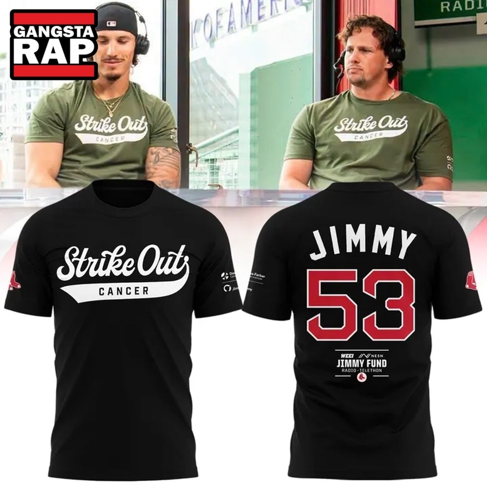 Boston Red Sox Strike out cancer 2026 Limited Edition 3D Shirt Hoodie T-Shirt