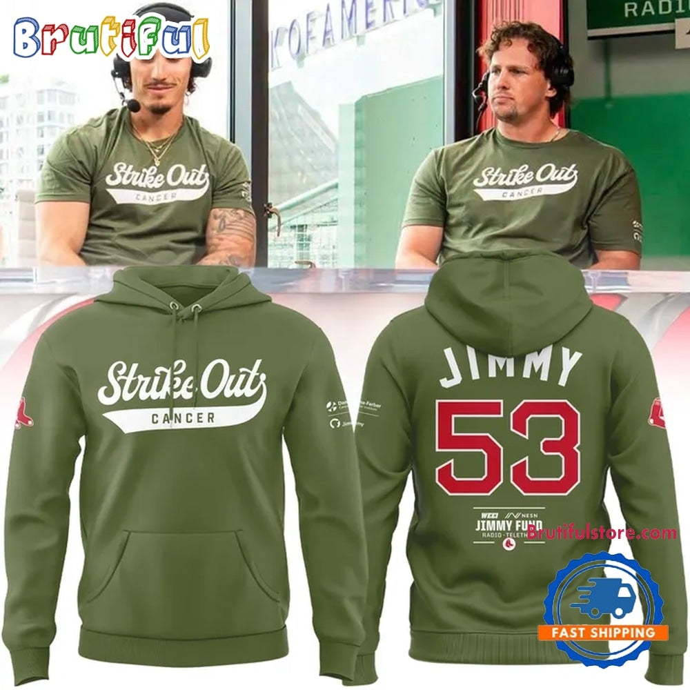 Boston Red Sox Strike out cancer 2026 Limited Edition Hoodie T-Shirt