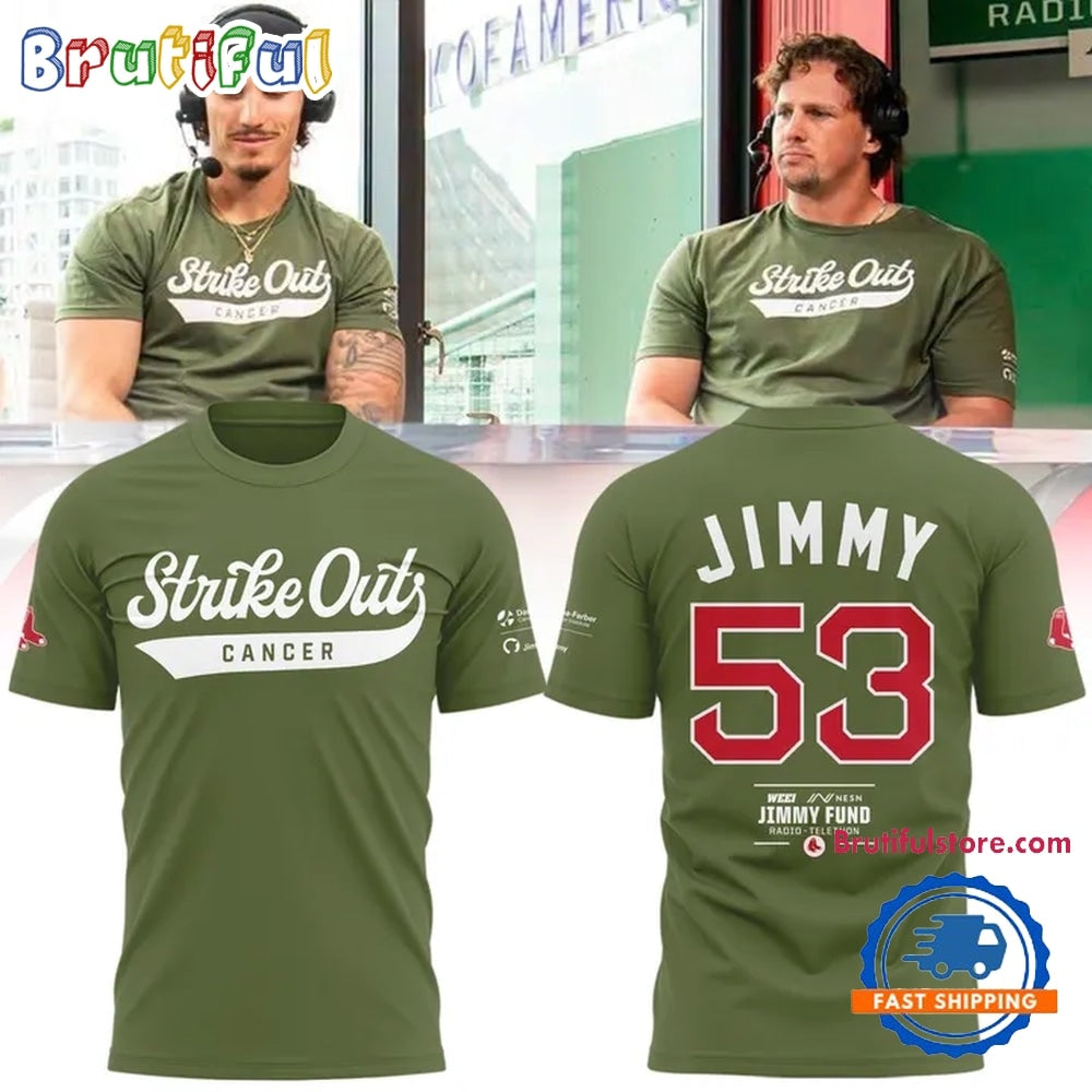 Boston Red Sox Strike out cancer 2026 Limited Edition Hoodie T-Shirt