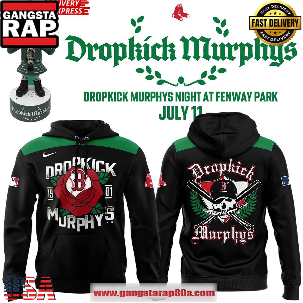 Boston Red Sox x Dropkick Murphys Night 2025 All Over Print Hoodie