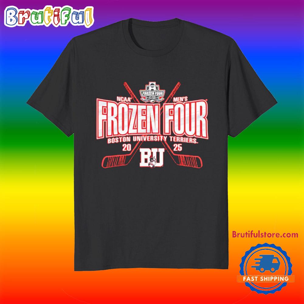 Boston Terriers Men’s Ice Hockey 2025 NCAA Frozen Four T Shirt