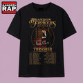 Brandon Flowers On Tour Thrasher 2026 Concert Tour Dates T Shirt, Music 2D Shirt