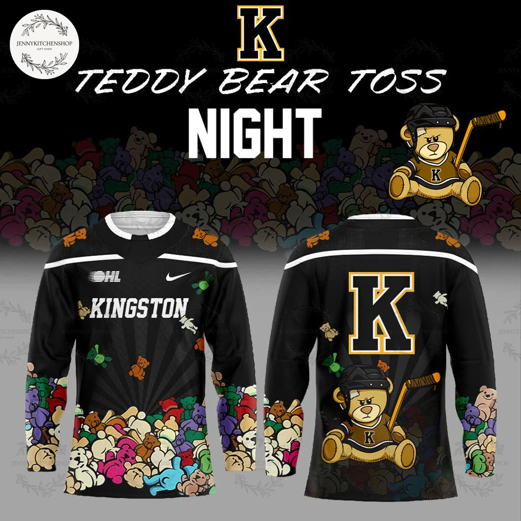 Brantford Bulldogs Teddy Bear Toss 2025 Night Jersey