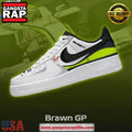 Brawn GP Formula 1 Limited Edition Air Force 1 Running Sneakers Shoes