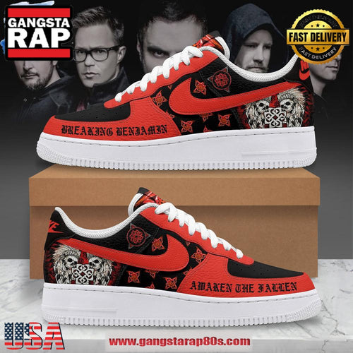 Breaking Benjamin Awaken The Fallen Tour Air Force 1 Running Sneakers Shoes
