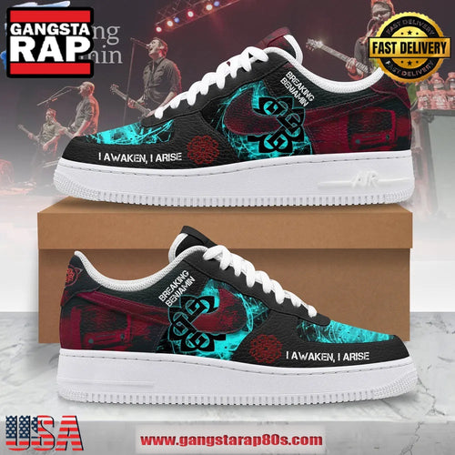 Breaking Benjamin I Awaken I Rise Air Force 1 Running Sneakers Shoes