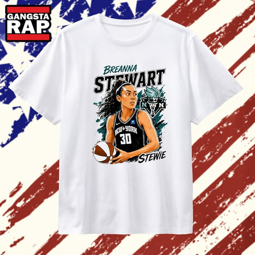 Breanna Stewart New York Liberty Stewie 30 T Shirt