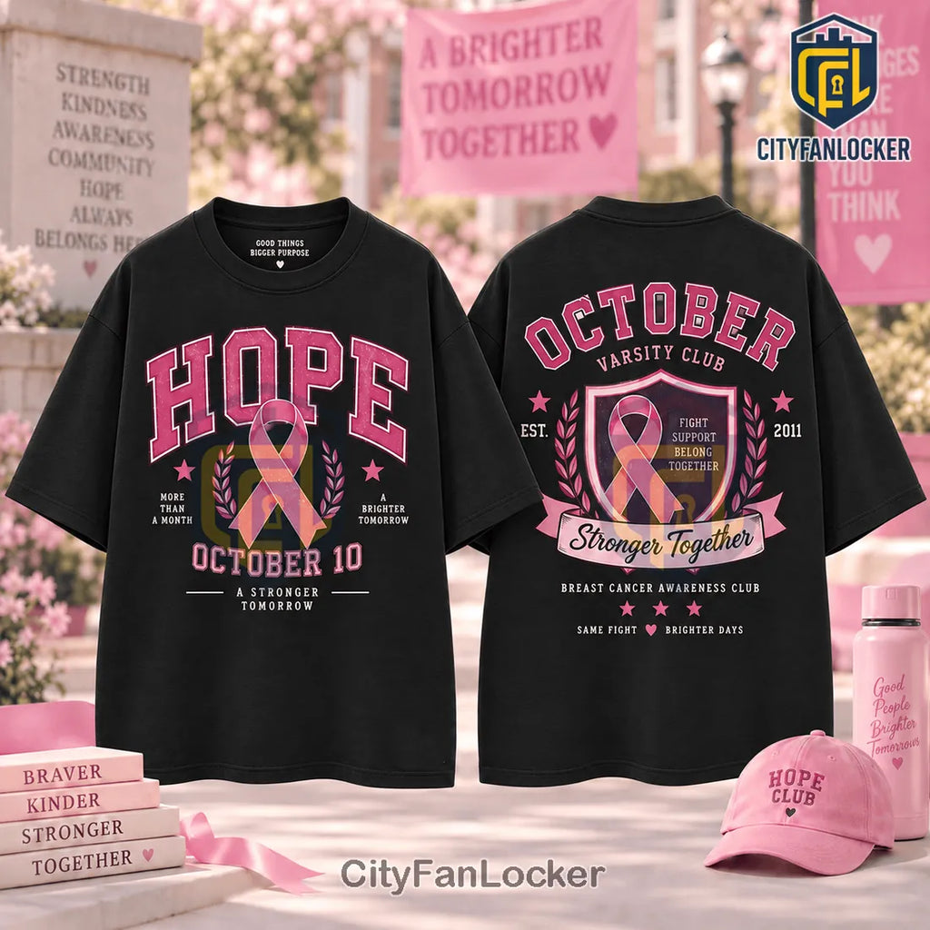 Breast Cancer Awareness October Hope Shirt