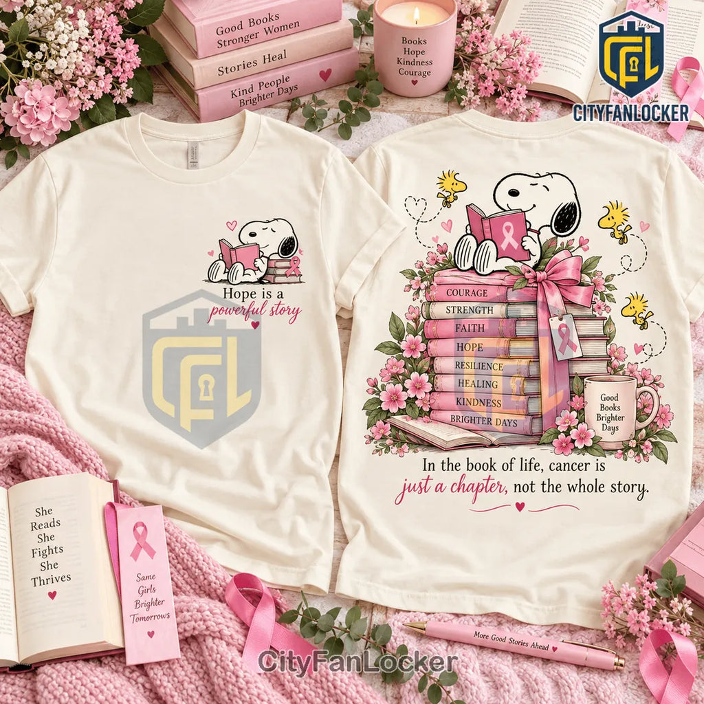 Breast Cancer Awareness Snoopy Shirt