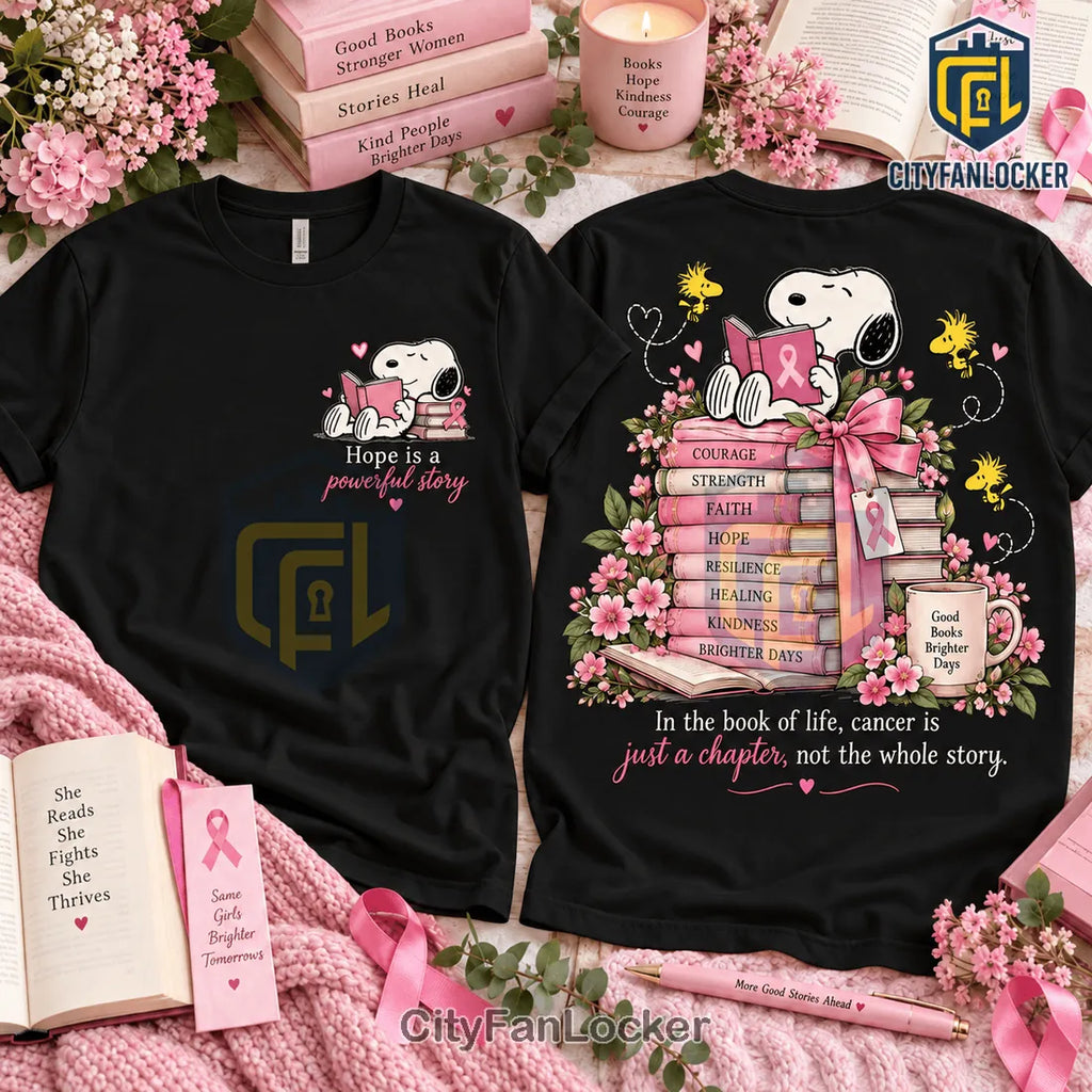 Breast Cancer Awareness Snoopy Shirt