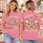 Breast Cancer Support Family Hands Pink Ribbon Shirt