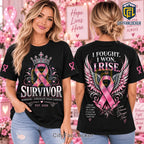 Breast Cancer Survivor Warrior 2026 Black Shirt
