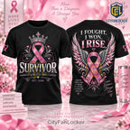 Breast Cancer Survivor Warrior 2026 Black Shirt