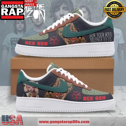 Bring Me the Horizon Nex Gen Limited Edition Air Force 1 Sneakers Shoes