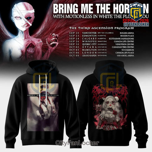 Bring Me The Horizon Post Human Nex Gen 2026 Tour Black Hoodie