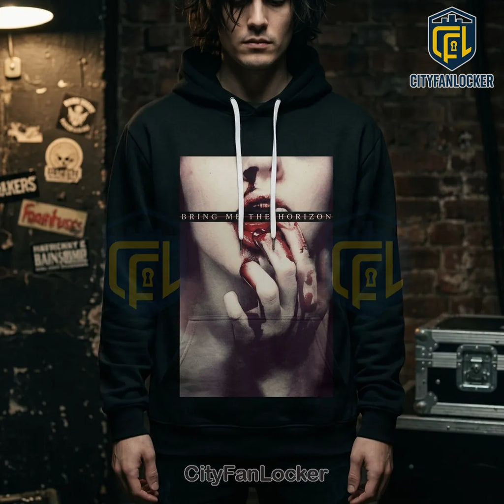 Bring Me The Horizon Post Human Nex Gen 2026 Tour Black Hoodie