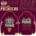 Brisbane Lions 2026 AFL Premiers Three Peat Limited Edition Hoodie T-Shirt
