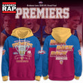Brisbane Lions 2026 AFL Premiers Three Peat New Design Hoodie
