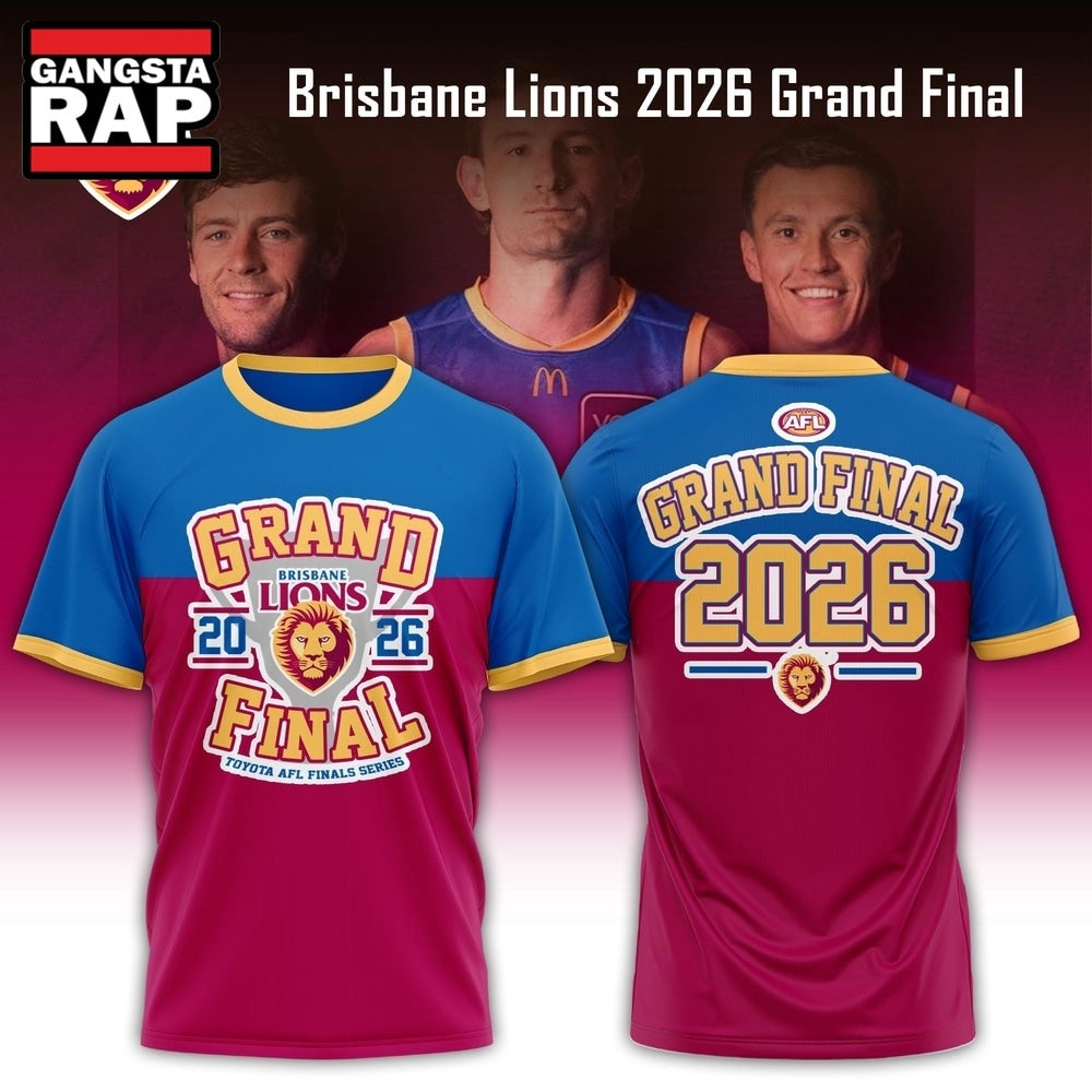 Brisbane Lions 2026 Grand Final 3D Shirt