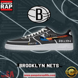 Brooklyn Basketball NBA Limited Edition Nike Air Force 1 Shoes Running Sneakers