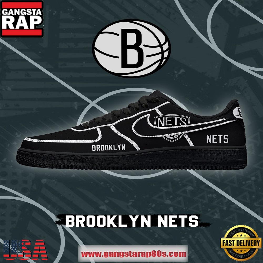 Brooklyn Basketball NBA New Version Nike Air Force 1 Shoes Running Sneakers