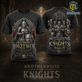 Brotherhood of Knights Templar Crusader Gothic Armor T-Shirt