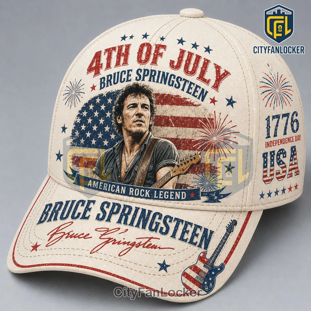 Bruce Springsteen 4th of July Independence Day American Cap