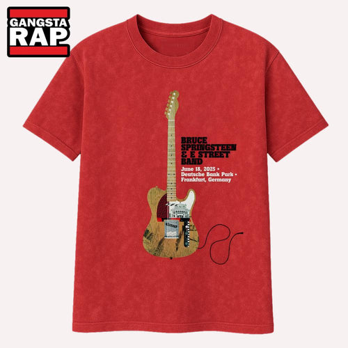 Bruce Springsteen And E Street In Frankfurt Germany On Band Jun 18 2025 Tour T Shirt