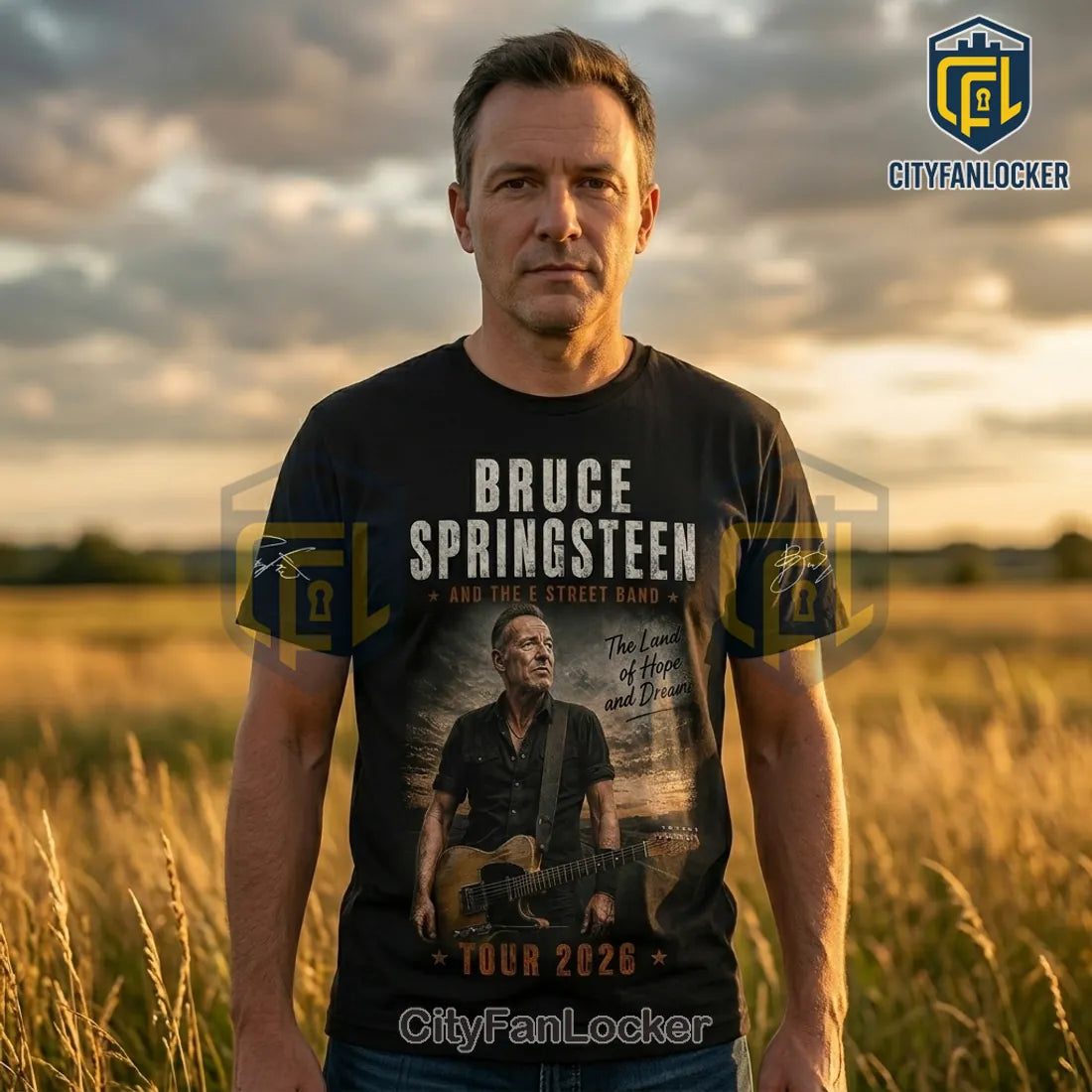 Bruce Springsteen and The E Street Band Tour 2026 Concert T-Shirt