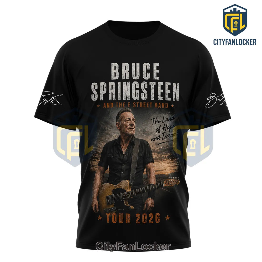 Bruce Springsteen and The E Street Band Tour 2026 Concert T-Shirt
