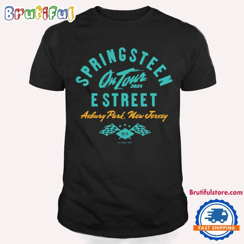 Bruce Springsteen And The E-Street Band Sept 15 2024 At Asbury Park, NJ Tour T Shirt