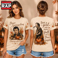 Bruce Springsteen Autumn Pumpkins Vintage Photo Unisex 3D Shirt , Music Trend Shirt