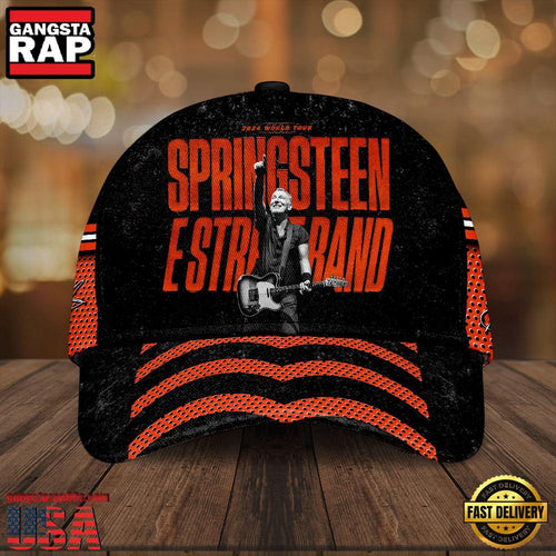 Bruce Springsteen Music Pattern Classic Cap Hats