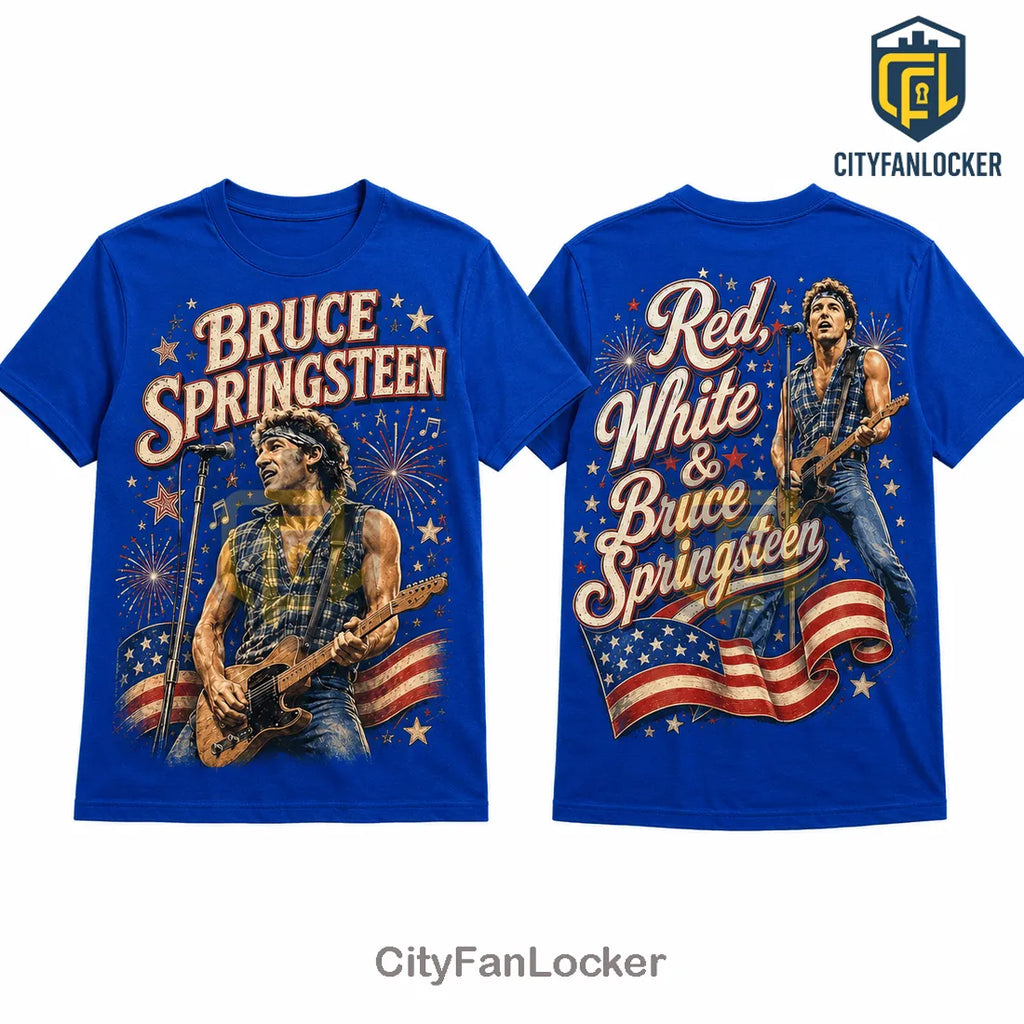 Bruce Springsteen Red White and Bruce 2026 T-Shirt