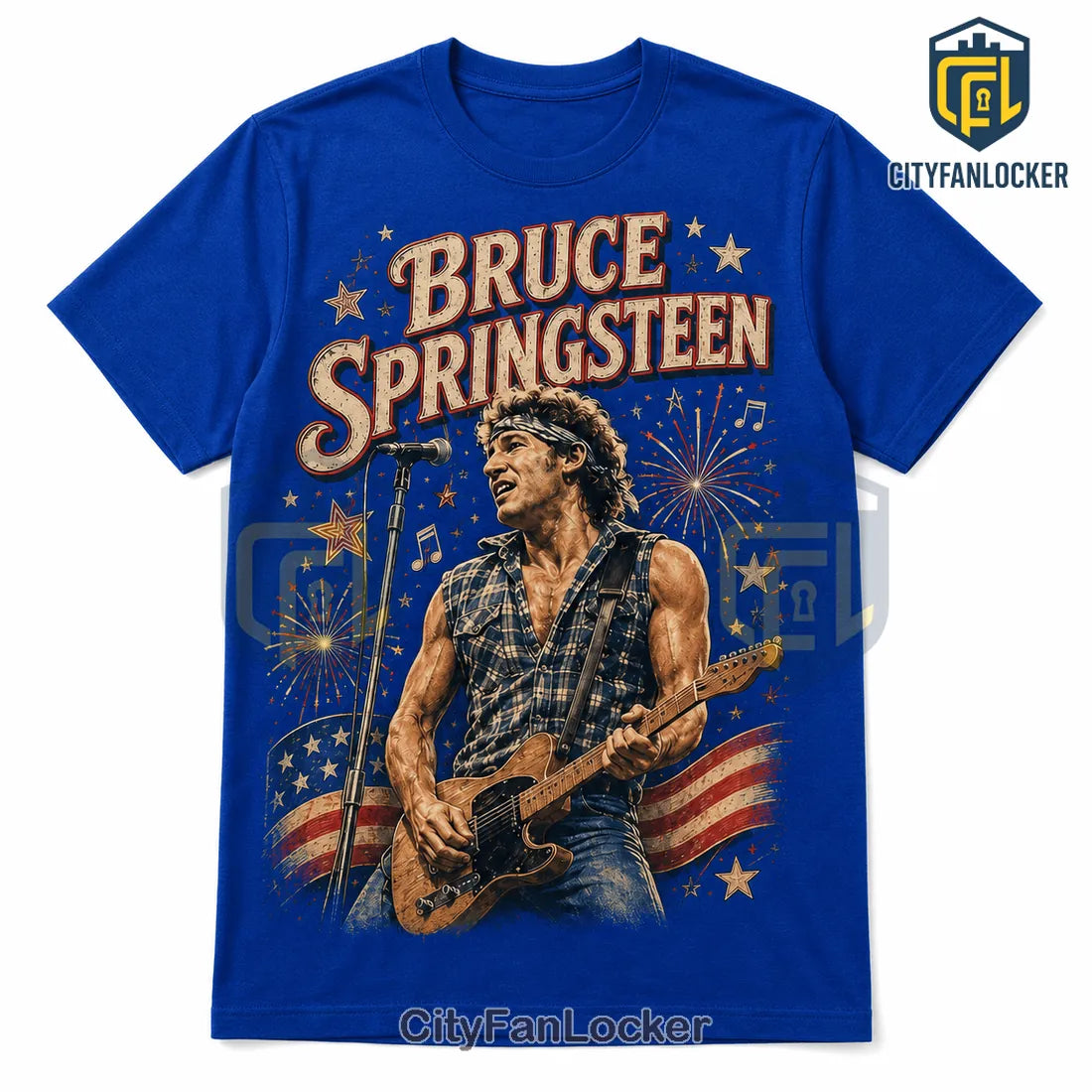Bruce Springsteen Red White and Bruce 2026 T-Shirt