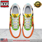 Bruno Mars Disco Limited Edition Air Force 1 Running Sneakers Shoes