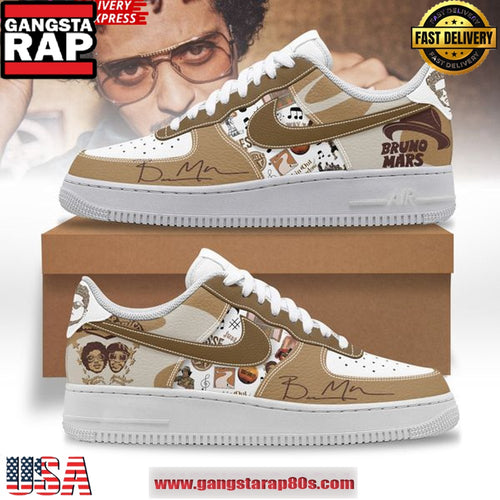 Bruno Mars x Anderson .Paak Air Force 1 Sneakers Shoes