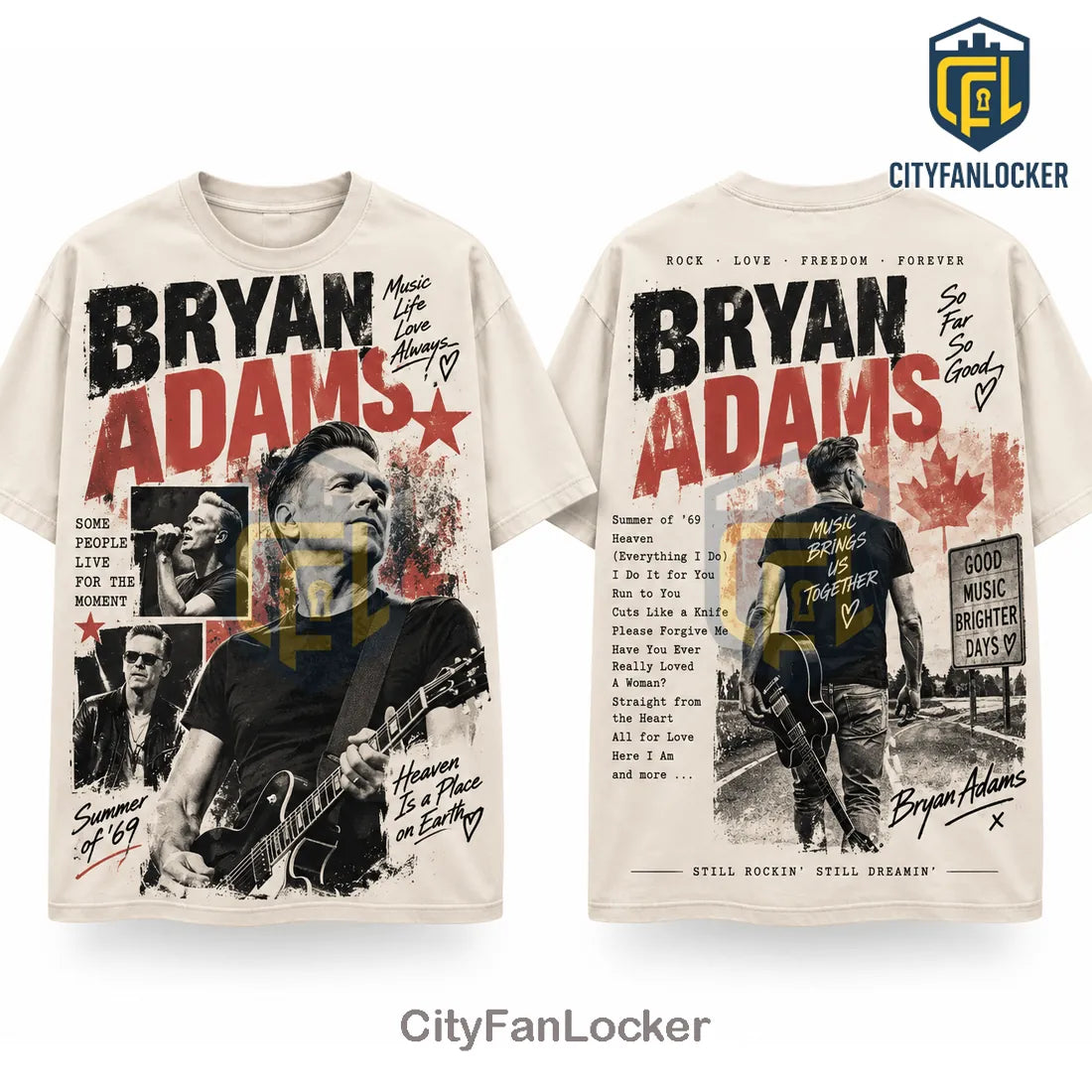 Bryan Adams Rock Legend T-Shirt