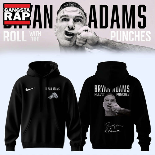 Bryan Adams Roll With The Punches Tour 2026 2027 Signed Graphic Hoodie T-Shirt