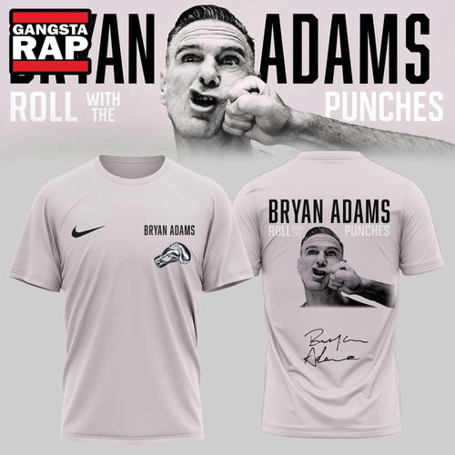 Bryan Adams Roll With The Punches Tour 2026 27 Signature 3D Shirt Hoodie T-Shirt