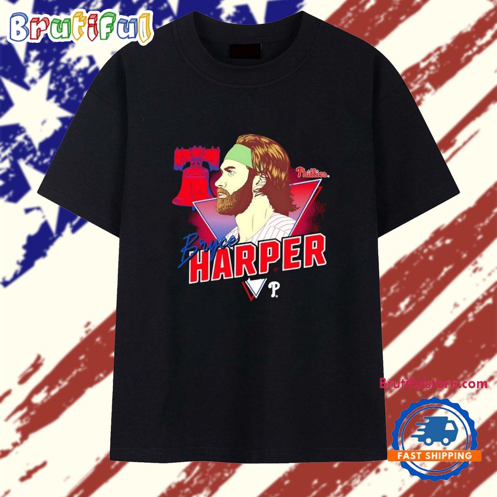 Bryce Harper Philadelphia Phillies Caricature Triangle T Shirt