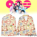 BTS 2026 OT7 Arirang For Fans Cute Satin Pajamas Set
