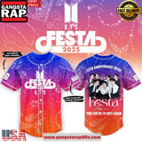 BTS Festa 2025 Special Edition Concert Baseball Jersey